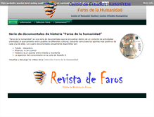 Tablet Screenshot of farosdelahumanidad.org